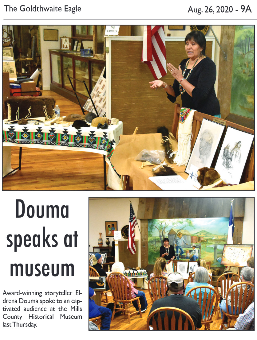 Douma speaks at museum